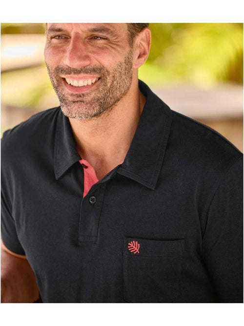 Lot de 3 Polos Coton Unis   - ATLAS FOR MEN - Kiabi