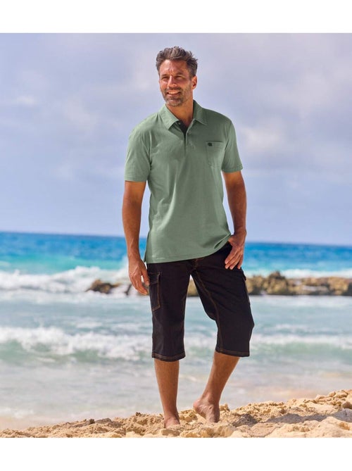 Lot de 3 Polos Coton Unis   - ATLAS FOR MEN - Kiabi