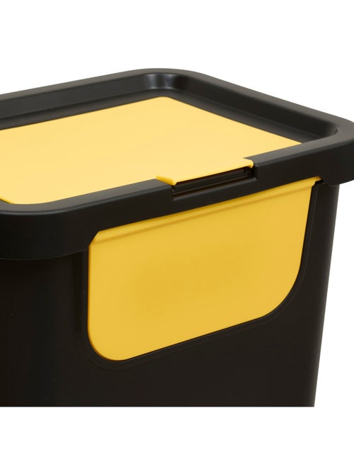 Lot de 3 poubelles de tri 24L BASIC - Kiabi