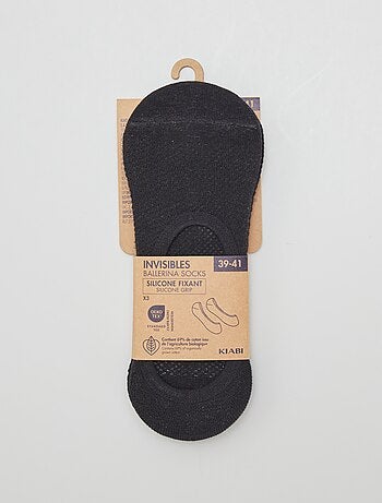 Lot de 3 protège-pieds en coton pour femme