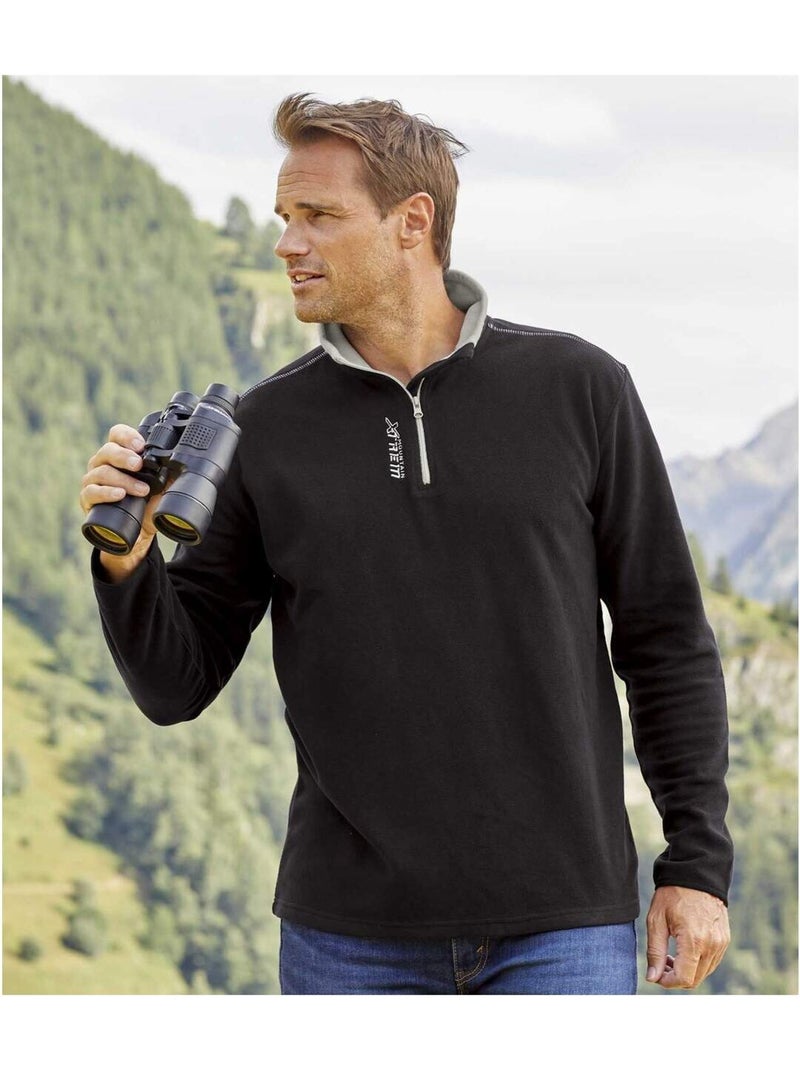 Lot de 3 Pulls Micropolaire X-Trem by Atlas®  - ATLAS FOR MEN Noir Bleu Gris - Kiabi