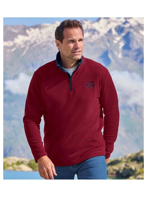 Lot de 3 Pulls Micropolaires Col Zippé   - ATLAS FOR MEN - Kiabi