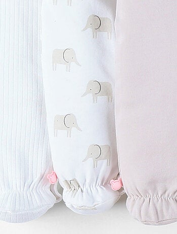 Lot de 3 pyjamas bébé en jersey Noukie's