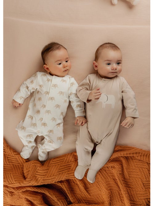 Lot de 3 pyjamas bébé, jersey Noukie's - Kiabi