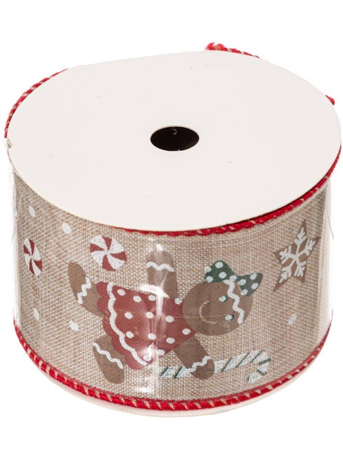 Lot de 3 ruban tissé 5 mm long 3m polyester - Kiabi