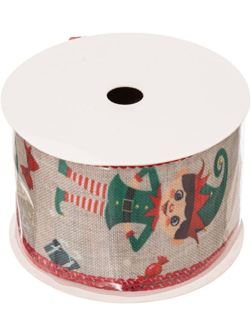 Lot de 3 ruban tissé 5 mm long 3m polyester - Kiabi