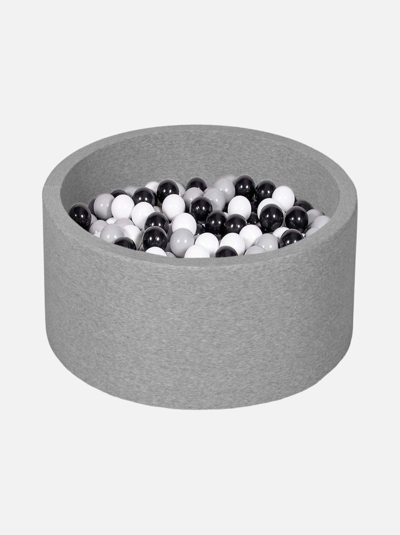 Lot de 3 sacs de 100 balles de jeu ou de piscine  5,5 cm - Monsieur Bébé Noir - Kiabi