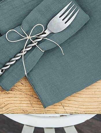 Lot de 3 serviettes 40x40 Gaze de coton