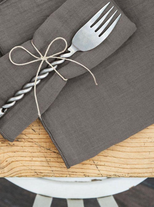 Lot de 3 serviettes 40x40 Gaze de coton - Kiabi