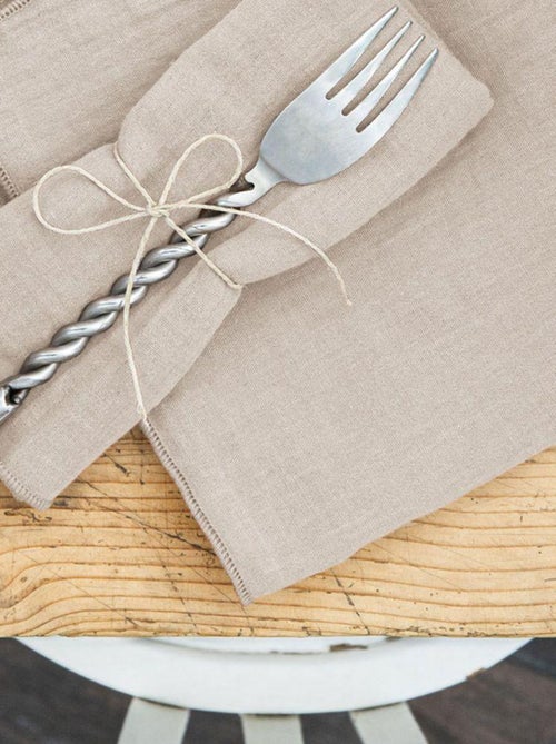 Lot de 3 serviettes 40x40 Gaze de coton - Kiabi Lot de 3 serviettes 40x40 Gaze de coton - Kiabi
