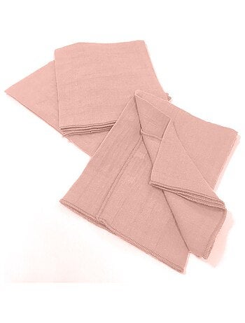 Lot de 3 serviettes 40x40 Gaze de coton