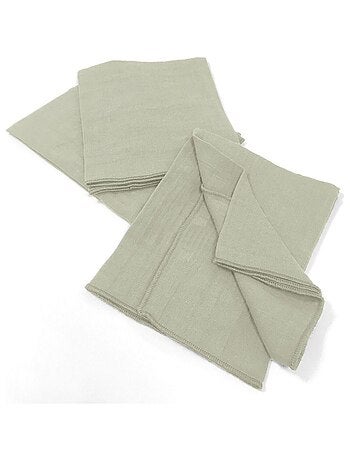 Lot de 3 serviettes 40x40 Gaze de coton
