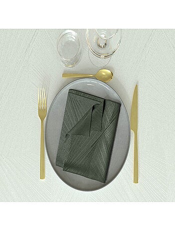 Lot de 3 serviettes 45x45 cm LUXURY, par Soleil d'Ocre