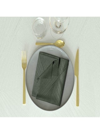 Lot de 3 serviettes 45x45 cm LUXURY, par Soleil d'Ocre