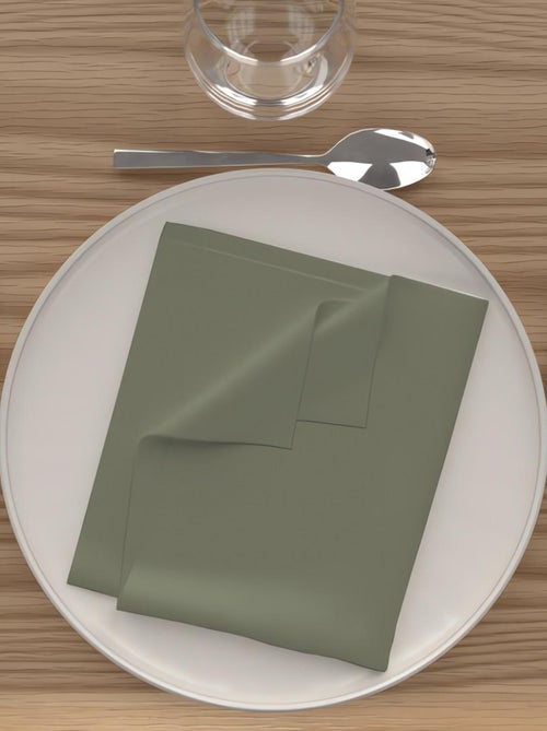 Lot de 3 serviettes de table 40X40 cm ALIX, par Soleil d'Ocre - Kiabi