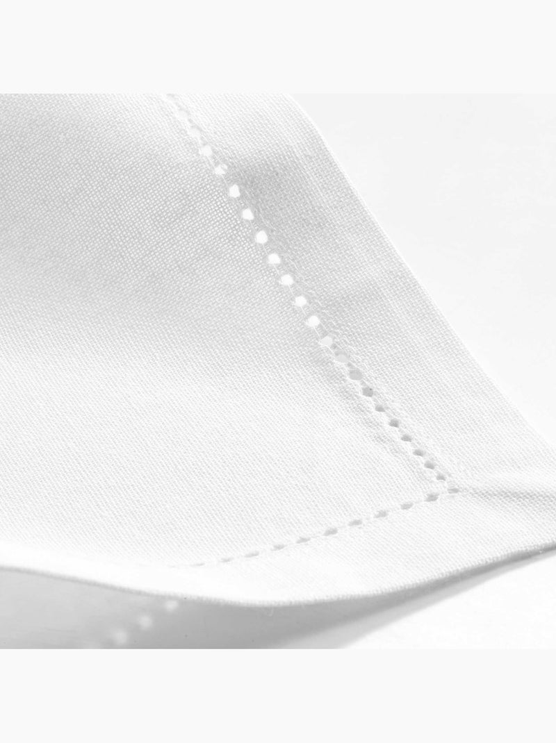 Lot de 3 serviettes de table Charline Blanc - Kiabi