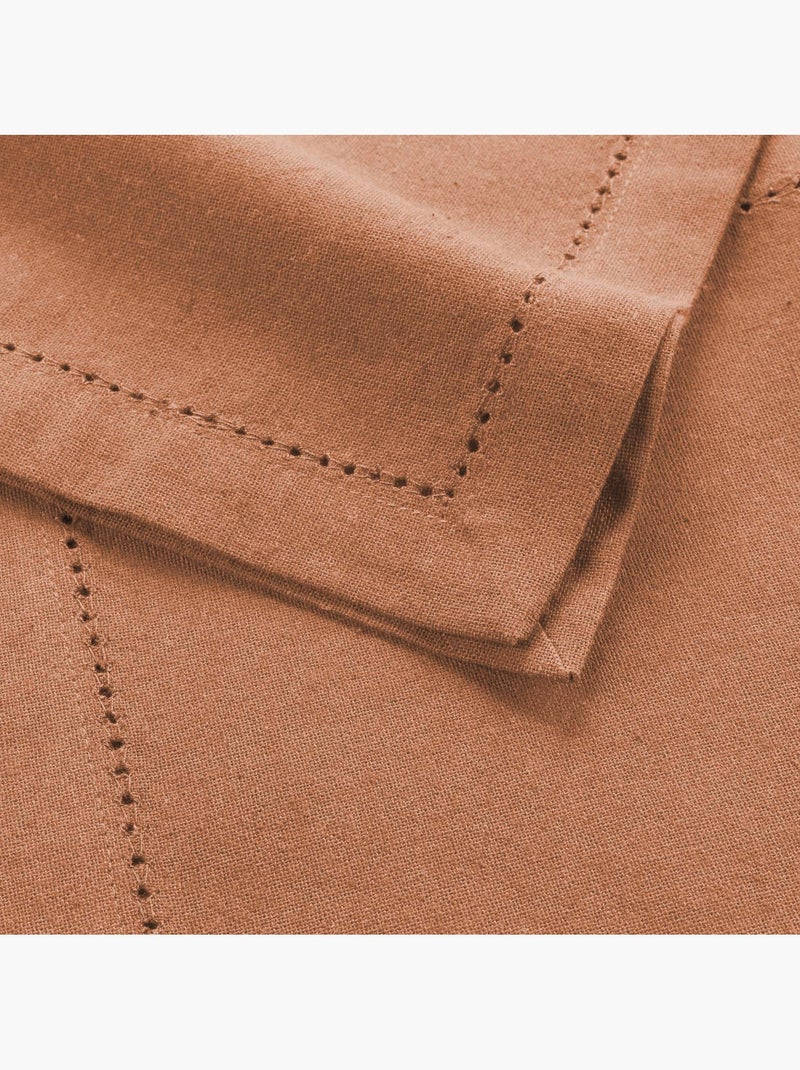 Lot de 3 serviettes de table Charline Marron - Kiabi