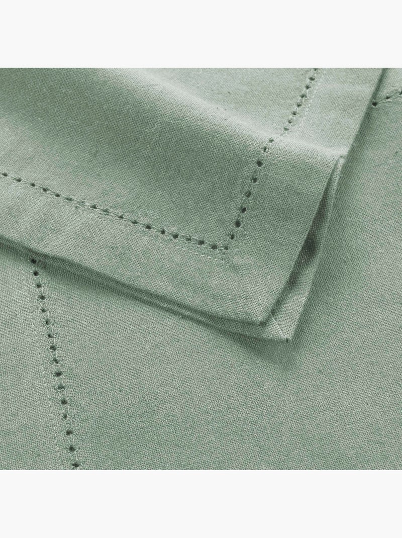 Lot de 3 serviettes de table Charline Vert cèdre - Kiabi
