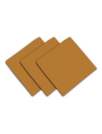 Lot de 3 serviettes de table en coton 45x45 cm PANAMA, par Soleil d'Ocre
