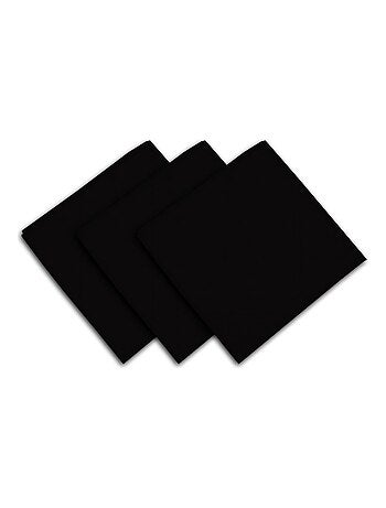 Lot de 3 serviettes de table en coton 45x45 cm PANAMA, par Soleil d'Ocre