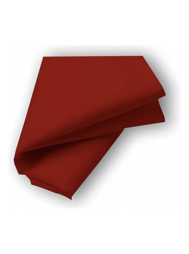 Lot de 3 serviettes de table en coton 45x45 cm PANAMA, par Soleil d'Ocre Rouge - Kiabi