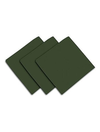 Lot de 3 serviettes de table en coton 45x45 cm PANAMA, par Soleil d'Ocre