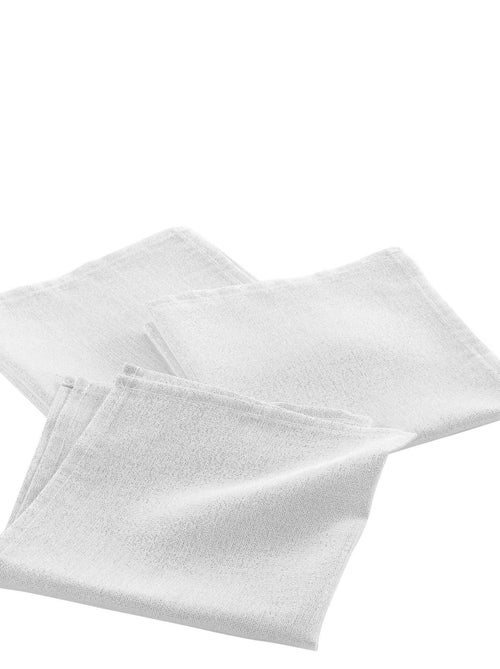 Lot de 3 Serviettes de table Silvery - Kiabi