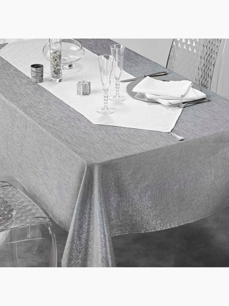 Lot de 3 Serviettes de table Silvery Argent - Kiabi