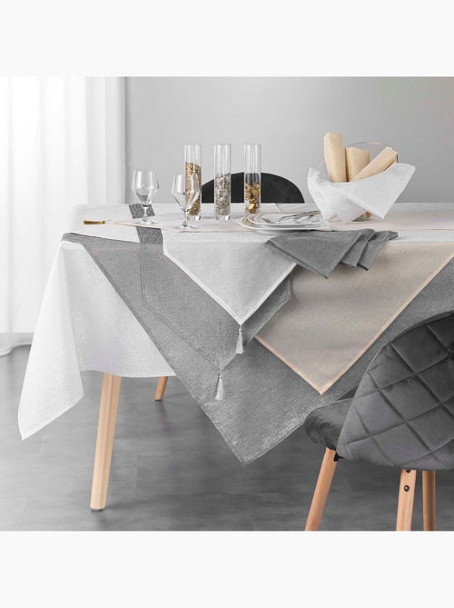 Lot de 3 Serviettes de table Silvery - Kiabi