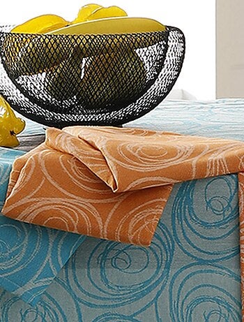 Lot de 3 serviettes de table spirale