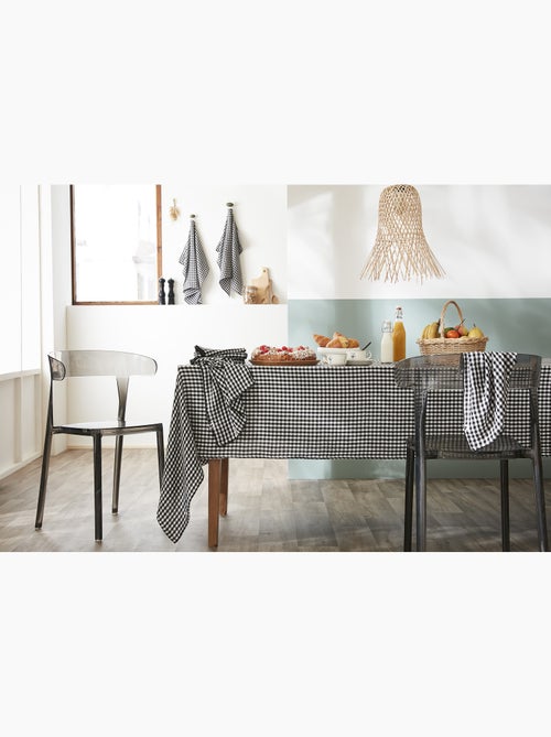 Lot de 3 serviettes de tables - Gaze de coton tissée - Carreaux vichy - Vickie - Kiabi Lot de 3 serviettes de tables - Gaze de coton tissée - Carreaux vichy - Vickie - Kiabi