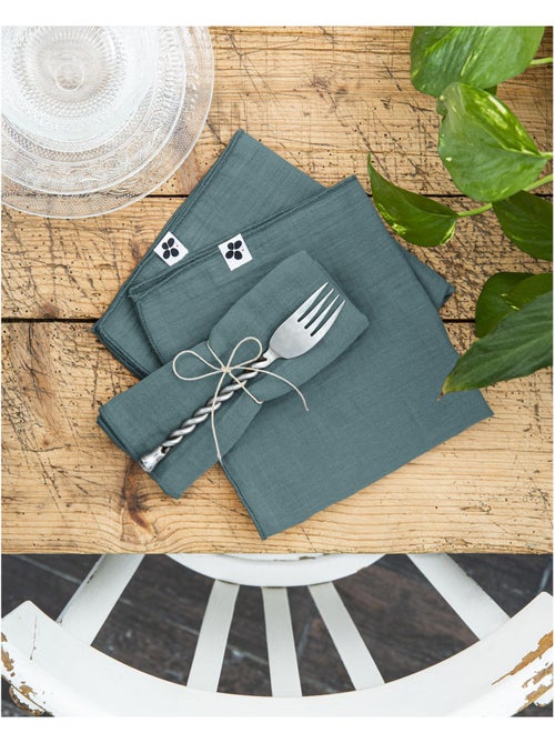 Lot de 3 serviettes – double gaze de coton - gaïa - Kiabi Lot de 3 serviettes – double gaze de coton - gaïa - Kiabi