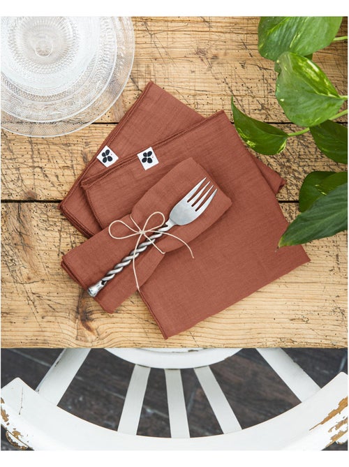 Lot de 3 Serviettes – Double Gaze de Coton - Gaïa - Kiabi Lot de 3 Serviettes – Double Gaze de Coton - Gaïa - Kiabi
