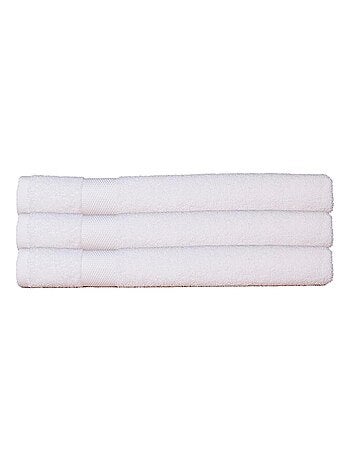 Lot de 3 serviettes éponge 500 gr/m2 100% coton