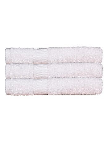 Lot de 3 serviettes éponge 500 gr/m2 100% coton