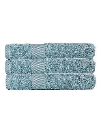 Lot de 3 serviettes éponge 500 gr/m2 100% coton