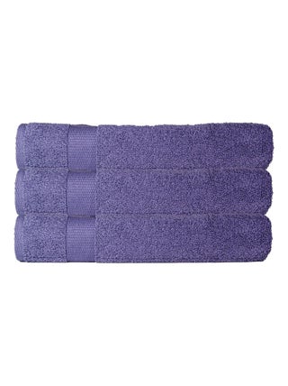 Lot De 3 Serviettes Éponge 50*90 Cm 500 Gr/m2