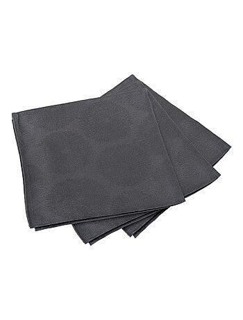 Lot de 3 serviettes table coton HÉLIOS