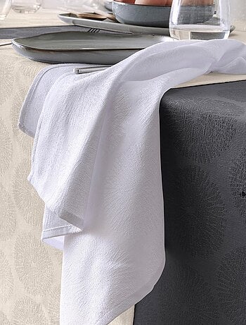 Lot de 3 serviettes table coton HÉLIOS