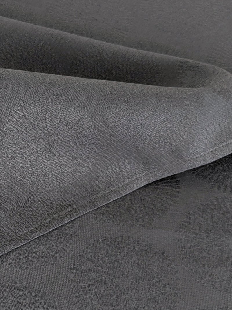 Lot de 3 serviettes table coton HÉLIOS gris anthracite - Kiabi