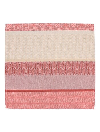 Lot de 3 serviettes table Jacquard CHARLESTON