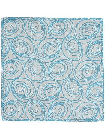 Lot de 3 serviettes table Jacquard SPIRALE