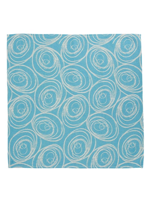 Lot de 3 serviettes table Jacquard SPIRALE - Kiabi