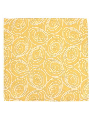 Lot de 3 serviettes table Jacquard SPIRALE