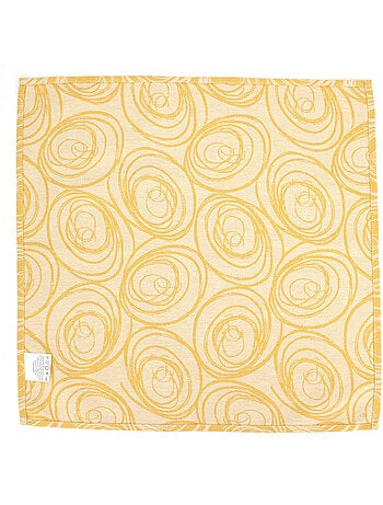 Lot de 3 serviettes table Jacquard SPIRALE