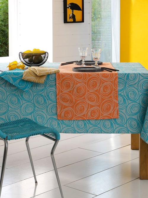Lot de 3 serviettes table Jacquard SPIRALE - Kiabi