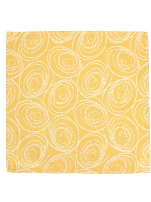 Lot de 3 serviettes table Jacquard SPIRALE - Kiabi