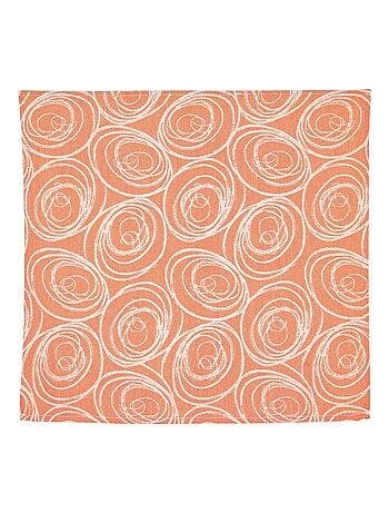 Lot de 3 serviettes table Jacquard SPIRALE