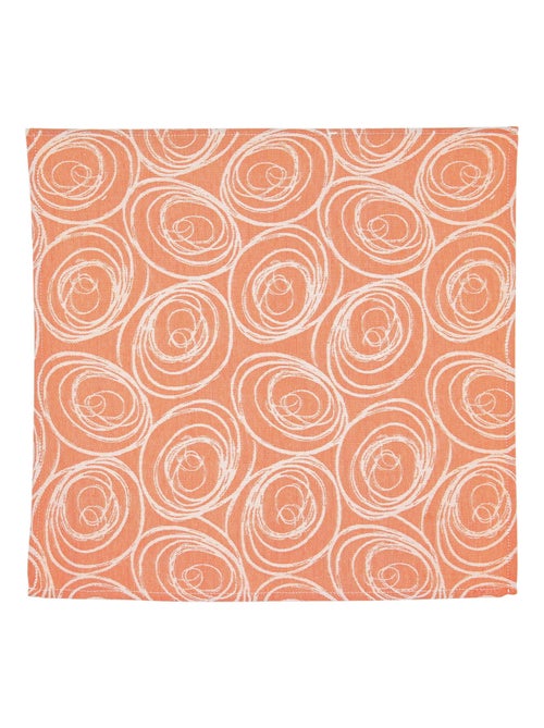 Lot de 3 serviettes table Jacquard SPIRALE - Kiabi