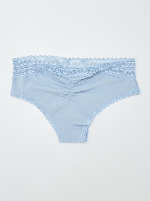 Lot de 3 shorties avec dentelle - Kiabi